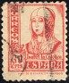 Spain - 1937 - Cid & Isabel - 30 CMS - Rosa - Queen, Woman - Edifil 823 - Isabel the Catholic - 0